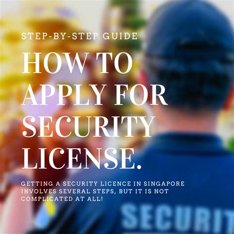 Apply for a Security Licence .